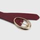 thumbnail image 3 of Cinturón Mujer Hebilla Oval Chic Elegante rojo Talla Única, 3 of 5