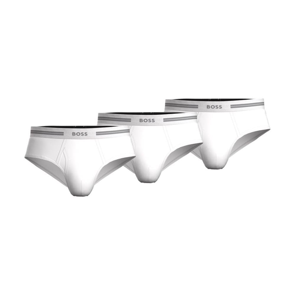 Calzoncillos Boss Para Hombre Paquete De 3 Boxer De Algodón Blanco Xl