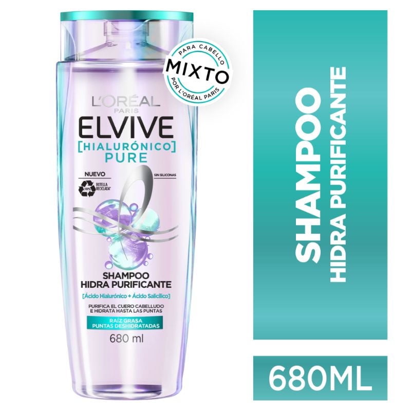 Elvive - Shampoo Hialurónico Pure