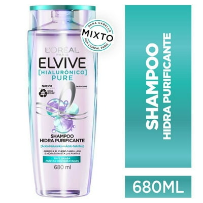 Shampoo Hialurónico Pure 680 Ml Elvive