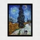 thumbnail image 1 of Cuadro Decorativo 35x45 Paisaje Camino con Ciprés Cielo Estrellado Van Gogh, 1 of 2