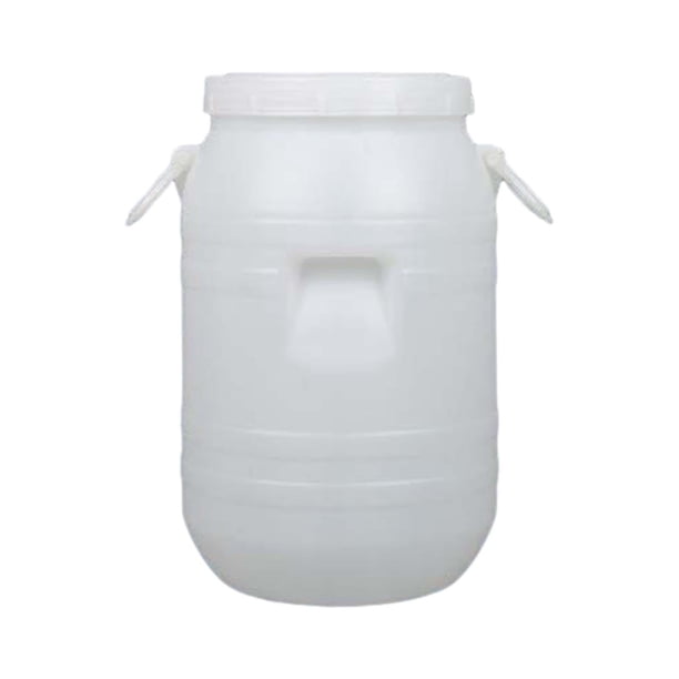 Cubo De Plástico Con Tapa, Resistente Y Portátil, Para Harina, Detergente, Arroz, Redondo, 15 L