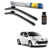 Plumillas Hella Cleantech Para Peugeot 207 Compact 2009-2013