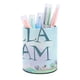 thumbnail image 1 of Stella y Sam-theme Cylinder Pen Holder Pencil Organizer with Flannel Lining PVC Leather Material Cardboard Base for study work 10*8CM, 1 of 6