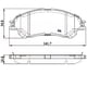 thumbnail image 2 of Pastillas Freno para auto Suzuki SX4 2006-2014 Delantero, 2 of 4