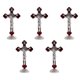 thumbnail image 3 of 5 Piezas Estatua De Crucifijo Figura De Cruz Magnética Decoración De Accesorios INRI, 3 of 3