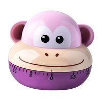 Bothyi - Temporizador De Cocina Lindo Reloj Despertador De 60 Minutos Para Niños Que Aprenden A Cocinar En El Aula Mono