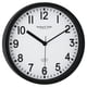 thumbnail image 2 of Reloj Pared 22 cm Negro Circular Plastico, 2 of 5
