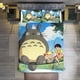 thumbnail image 2 of Totoro Comforter Set 3 Pieces Quilt Cover Set Soft Bedding Sets for All Seasons, 2 of 5