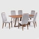 thumbnail image 1 of Comedor Avena 184 Cm + 6 Sillas Mega Gris, 1 of 13