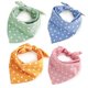 thumbnail image 1 of Bandanas ZIRVYIR Spring para perros pequeños y medianos, 4 unidades, de algodón, 1 of 7