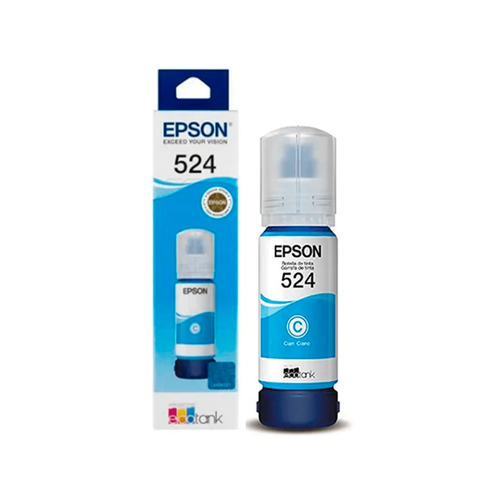 Tinta Epson T524 Cyan