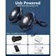 thumbnail image 2 of Ventiladores de enfriamiento para auto DICMKY de doble cabezal para asiento trasero de niños, 5V/12V, 2 of 9