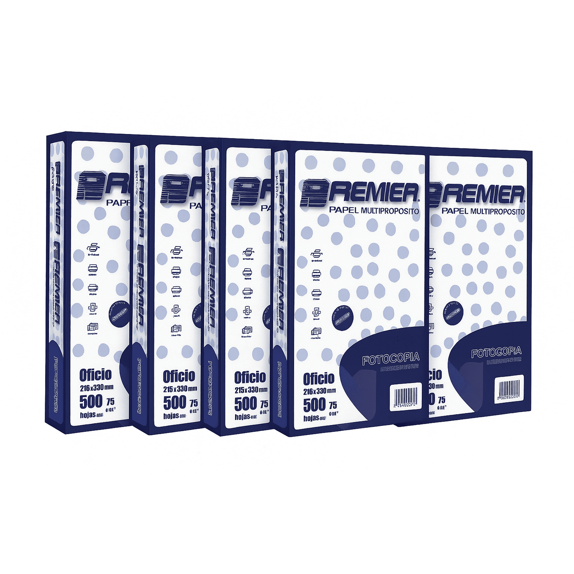 Pack X5 Resmas Oficio Premier