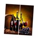 thumbnail image 4 of Conjunto De 2 Paneles Impresión Digital Cortinas 3D 140x100cm Vino Tinto, 4 of 5