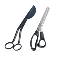 Magideal - Tijeras Para Apliques, Tijeras Para Pelo De Alfombras De De , Herramienta Artística Para Confección, Bordado, Tijeras De Corte En Zig Zag, 2