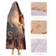 thumbnail image 4 of El Rey de Reyes Manta Capa con Capucha Anti-Bolitas, Manta de Lana Ártica Suave, Manta Portátil de Felpa Ligera y Lujosa, Poncho para Siesta en Casa y Oficina, 100*130cm, 4 of 6