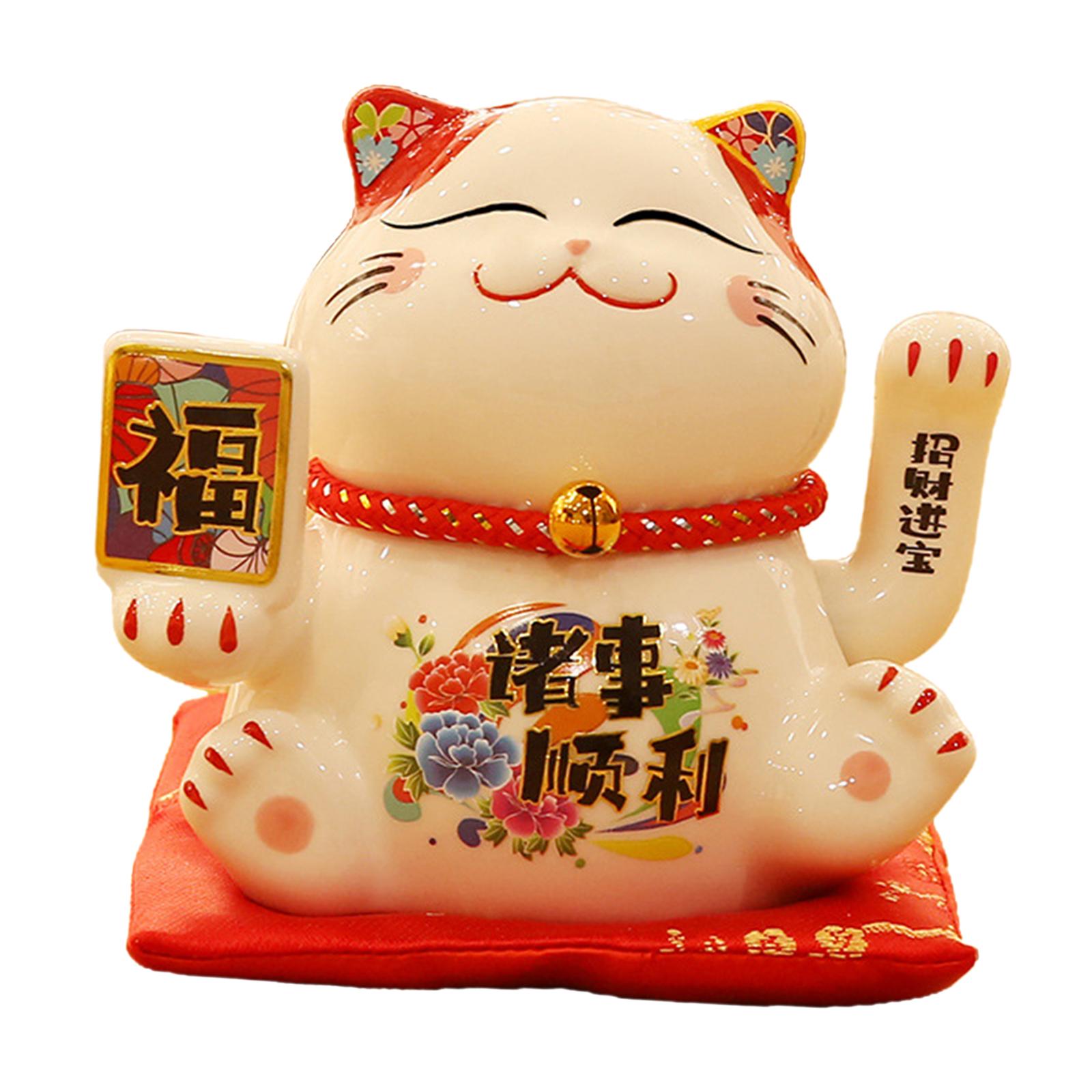 Magideal - Bonitos Adornos De Gatos, Estatuilla De Animales, Artesanía, Regalos De Negocios, Escultura De Estatua De Cerámica Para Estantería De Jardín, , Estilo C