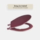 thumbnail image 4 of Asiento de inodoro Achim Home Decor Fantasia Wood Burgundy 43 cm, 4 of 6