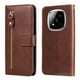thumbnail image 1 of Funda con Cremallera para Xiaomi Redmi Note 14 Pro 5G, Carcasa Cartera de Cuero PU con Soporte y Tarjetero, 1 of 5