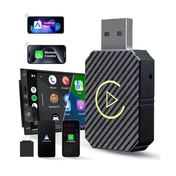 Adaptador Inalámbrico Carplay & Android Auto Para Auto