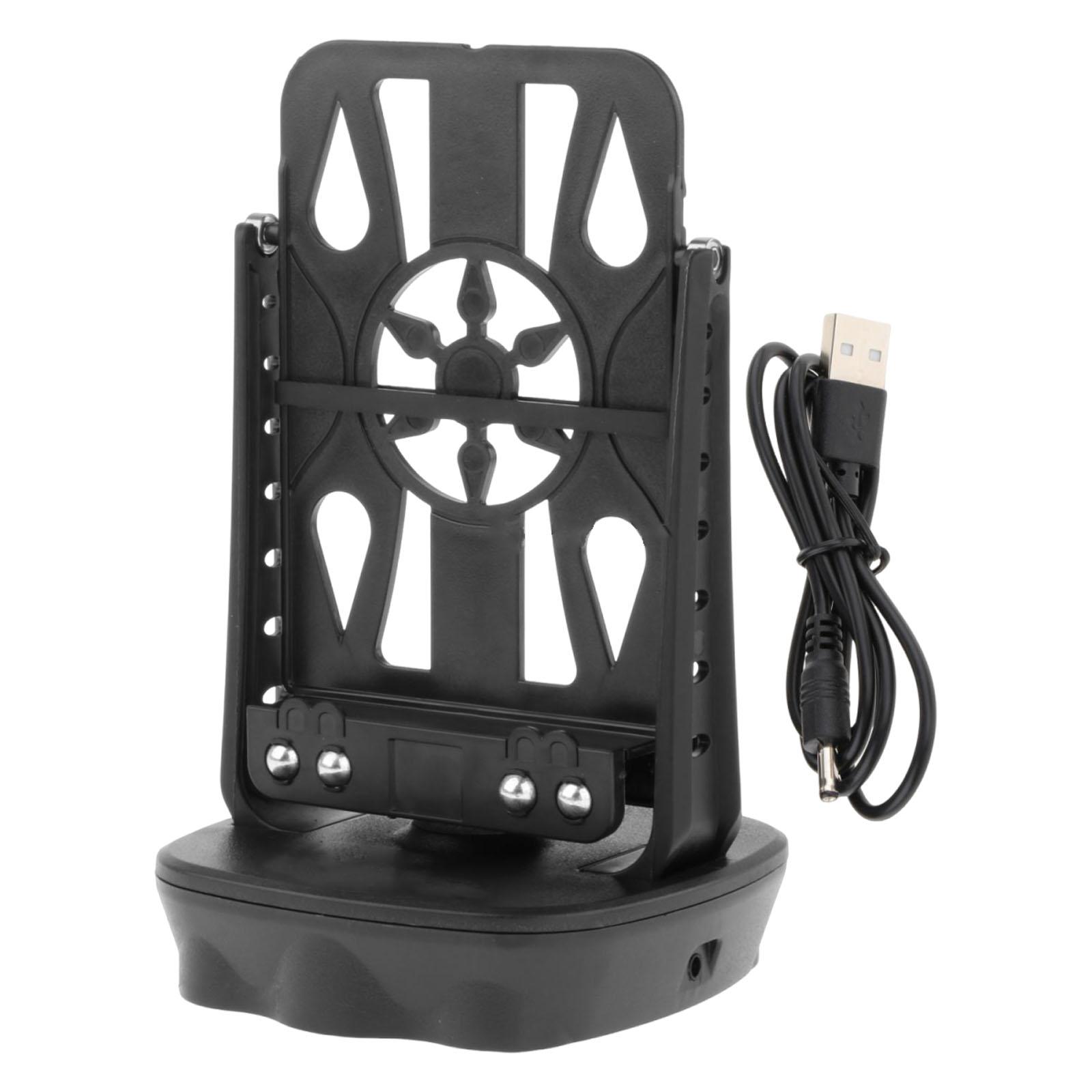 Magideal - Caja Giratoria Para Relojes Enrollador Automático Estuche De Exhibición Y Soporte Con Funcionamiento Silencioso Y Base Estable Adecuado Para Coleccio Uso Normal Del Enchufe