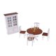 thumbnail image 4 of 1/12 Dollhouse Miniatura Muebles Comedor Mesa Mesa Silla Vino Kit, 4 of 5