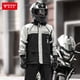 thumbnail image 3 of Traje Impermeable para moto y ciclismo Motowolf 0402 210T - negro/gris TALLA XL, 3 of 8