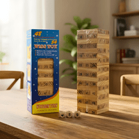Linea Sport - Jenga Torre De Madera 54 Piezas Juego Didáctico Y Familiar