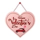thumbnail image 1 of 1 pieza de decoración del Día de San Valentín, decoración de puerta en forma de corazón, decoración de pared, letrero colgante del Día de San Valentín, puerta de entrada familiar, fiesta, 1 of 5