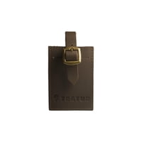 Identificador De Maleta Cuero Café Tratur