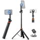 thumbnail image 1 of Trípode EUCOS de 160 cm con soporte magnético para selfie y control remoto, 1 of 8