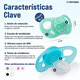 thumbnail image 4 of Chupetes Twistshake Mármol 6+m 2 uns - Azul / Gris, 4 of 6
