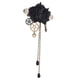 thumbnail image 1 of Broche Steampunk Con Cadena De Borlas, Broche De Flor Rosa Para Sombrero, Vestido, Negro, 1 of 3