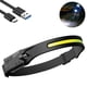 thumbnail image 1 of 1 faro LED recargable para camping con alto lúmenes, inducción de onda, modo flash, para pesca nocturna, ciclismo, reparación, ligero e impermeable., 1 of 8