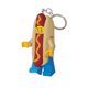 thumbnail image 1 of Llavero con minifiguras LEGO, diseño de Hot Dog Man, 7,6 cm, con LED, 1 of 8