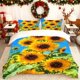 thumbnail image 1 of Sunflower Blooming Printed Duvet Cover Set Printed Bedding Soft Duvet Cover And Two Pillowcases Suitable for All Seasons Ideal for Family Bedrooms And Guest Roo, 1 of 1