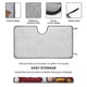 thumbnail image 2 of Mecánico Parasol para Parabrisas Delantero Protector Plegable, Visera Solar para Auto Bloquea Rayos UV Mantiene tu Vehículo Fresco140cm*76cm, 2 of 6
