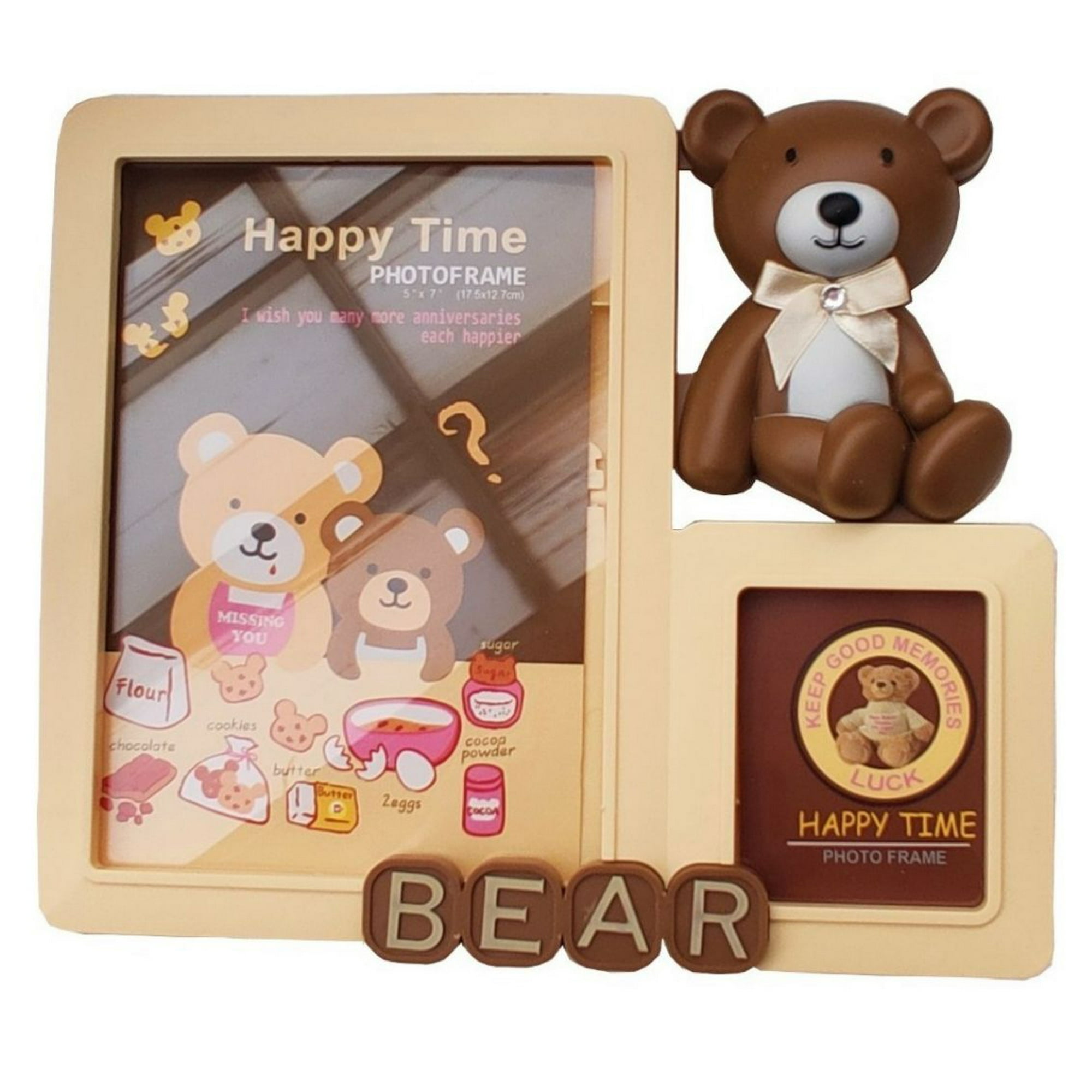 Oem - Marco De Foto Portaretrato Decorativo Oso 25x20cm M