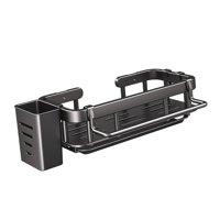 Bothyi - Estante De Almacenamiento Con Escurridor De Grifo, Soporte Para Esponja Para Mostrador De Cocina Y Restaurante