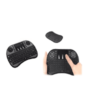 Genérico - Mini Teclado Inalámbrico Touchpad Smart Tv Pc Xbox Negro