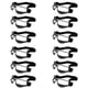 thumbnail image 1 of 12 Piezas De Anteojos De Baloncesto Antiabajo, Anteojos Deportivos, Suministros De Entrenamiento, Color Negro, 1 of 3