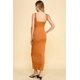 thumbnail image 2 of Vestido Largo de Tirantes con Cuello Cuadrado, 2 of 4