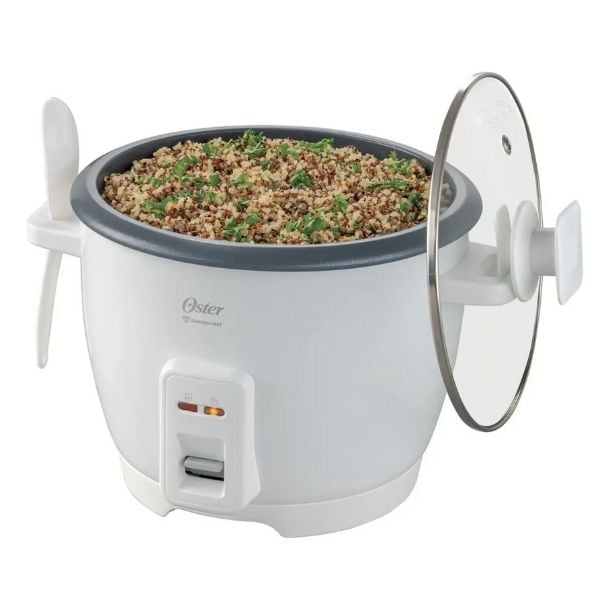 Arrocera Oster 7 Tazas Diamond Force Ckstrcb7dfwht Blanco 50 Hz 500w 1.26 Lts