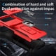 thumbnail image 3 of Funda Armada para Google Pixel 9 Pro XL con Tapa Deslizante y Soporte Magnético Giratorio Rojo, 3 of 5