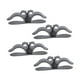 thumbnail image 1 of 4x Organizador De Cables Clips De Cable De Oficina Montados En La Pared Para Oficina Gris, 1 of 3