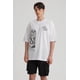 thumbnail image 5 of Polera Hombre Print Oversize Blanco - ll, 5 of 8