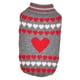 thumbnail image 4 of Prendas De Punto Para Mascotas Día De San Valentín Suéteres Para Perros Para Gatos Perros Celebraciones Navideñas Gris L, 4 of 5