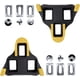 thumbnail image 1 of Calas para bicicleta de carretera para pedales de ciclismo con bloqueo Shimano SPD-SL Calas para zapatillas con sistema Shimano Sh11 (amarillas, 6 grados de flotación), 1 of 3