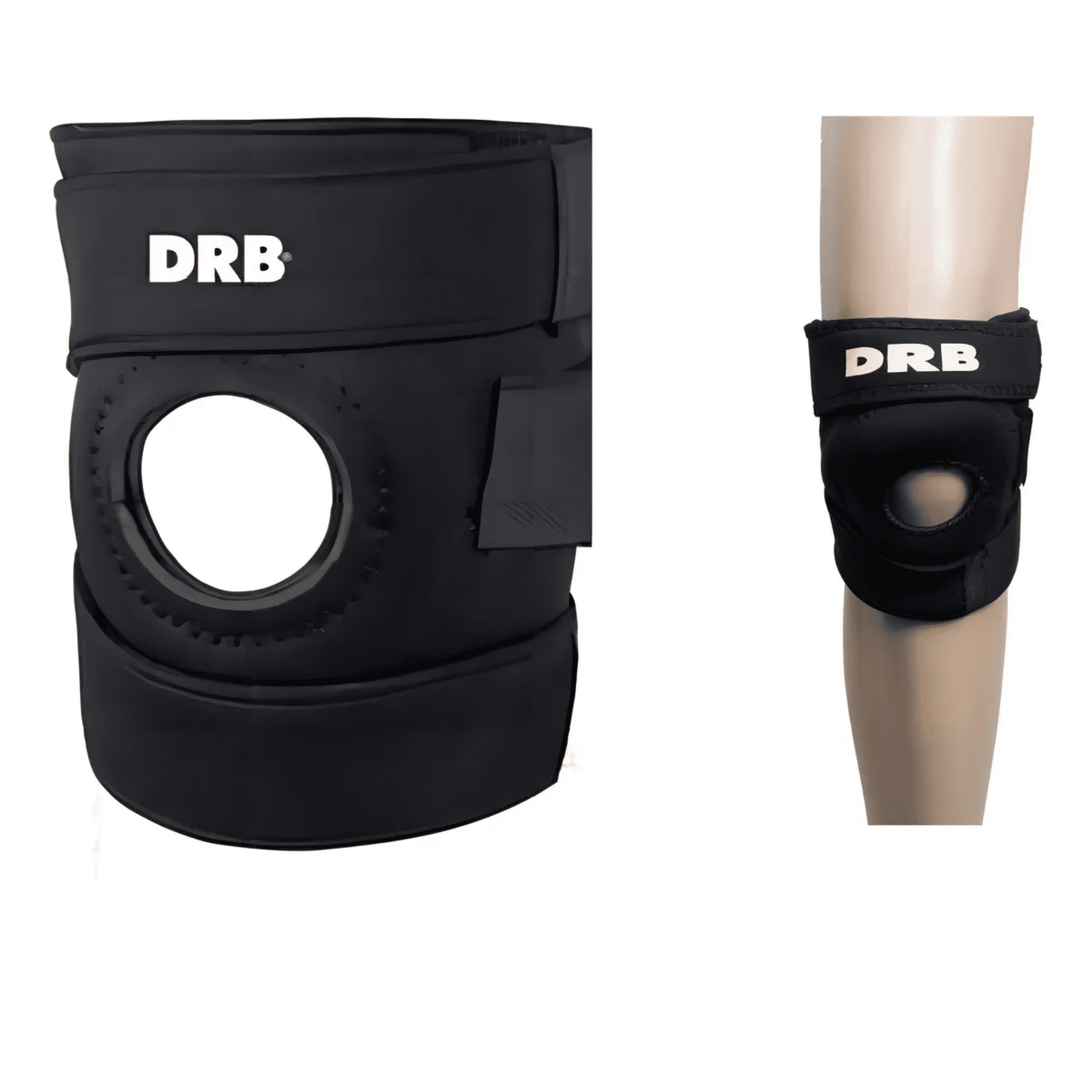 Rodillera Rotuliana Neoprene Drb® Abierta Ajustable Velcro